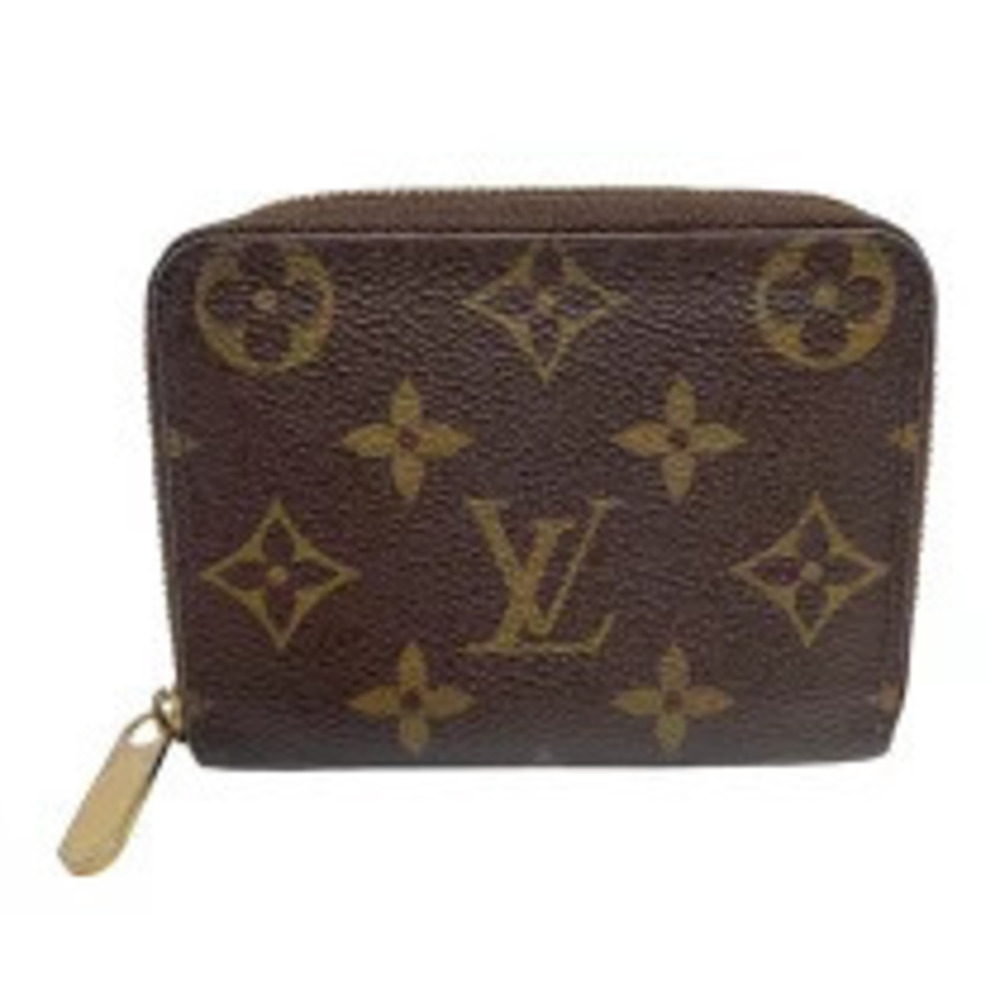 Louis Vuitton Zippy Wallet Coin Brown Monogram Case